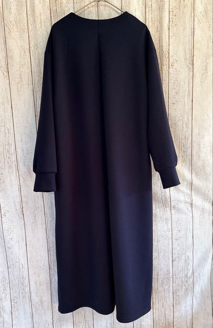 UNFILO BEAUTY FORM JERSEY キーネックワンピース　XL