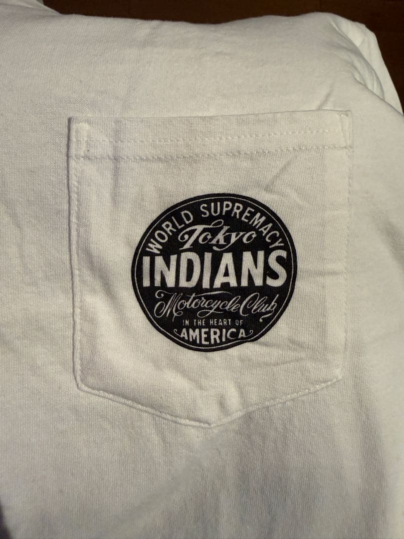 Tokyo Indians ポケットロングスリーブシャツ ホワイト/ L