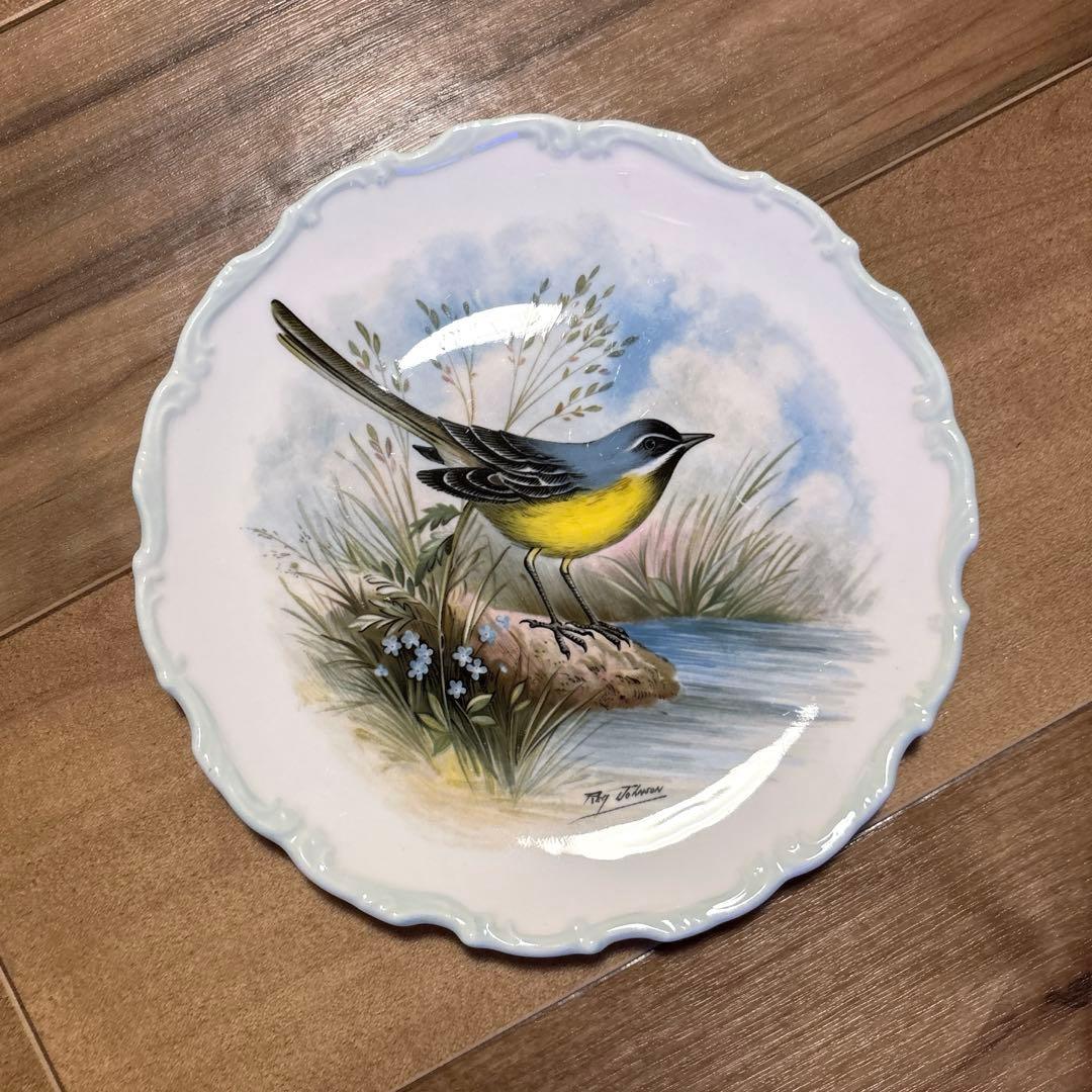 ロイヤルアルバート 4点 ディスプレイプレート 鳥 カップアンドソーサー 鈴蘭
