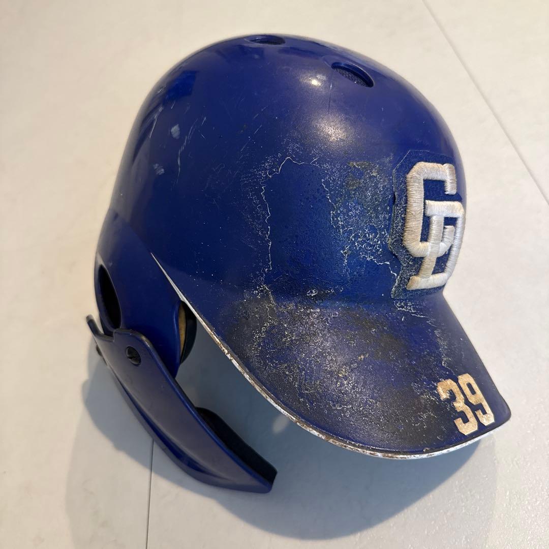 【非売品/超レア】中日ドラゴンズ　プロ支給品　ヘルメット　左打ち用