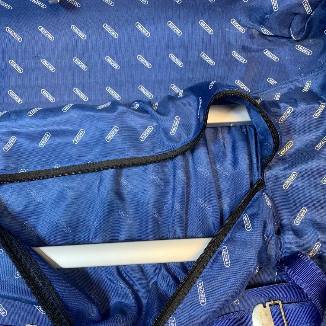 J816 RIMOWA TOPAS スーツケース 廃盤 2輪 青ロゴ リモワ