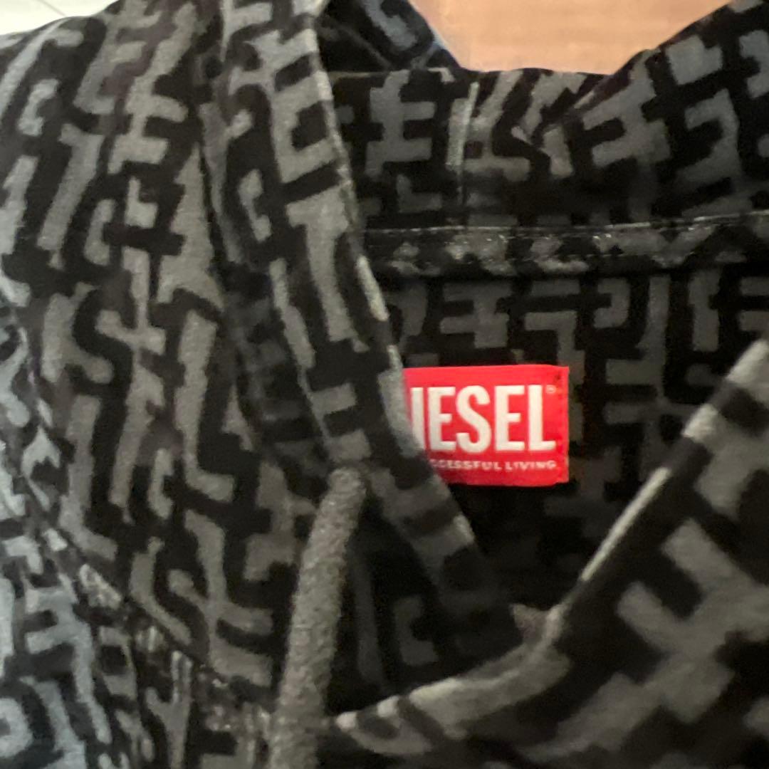 DIESEL D-UM-RIB-NE 2023AW パーカー　モノグラム