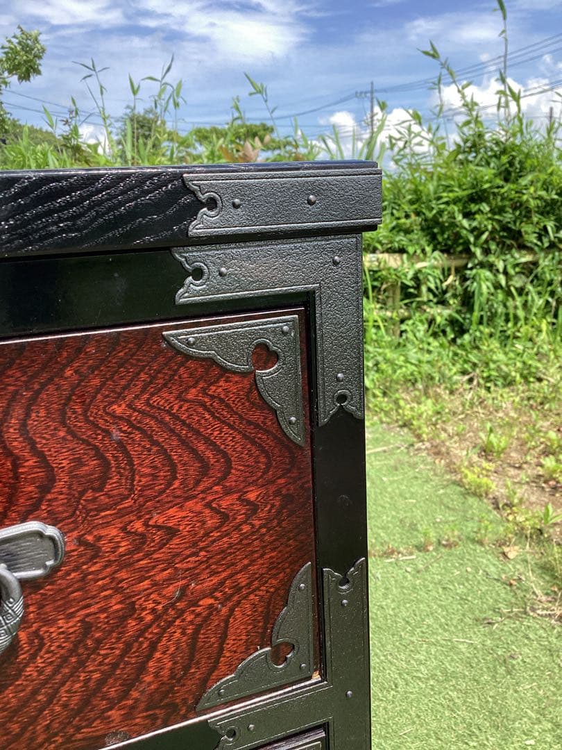 時代箪笥　民芸箪笥　収納家具　整理箪笥　装飾金具　和箪笥