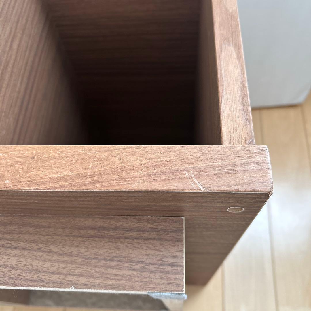 センターテーブル　テレビボード　ウォールナット　幅120 コネクト