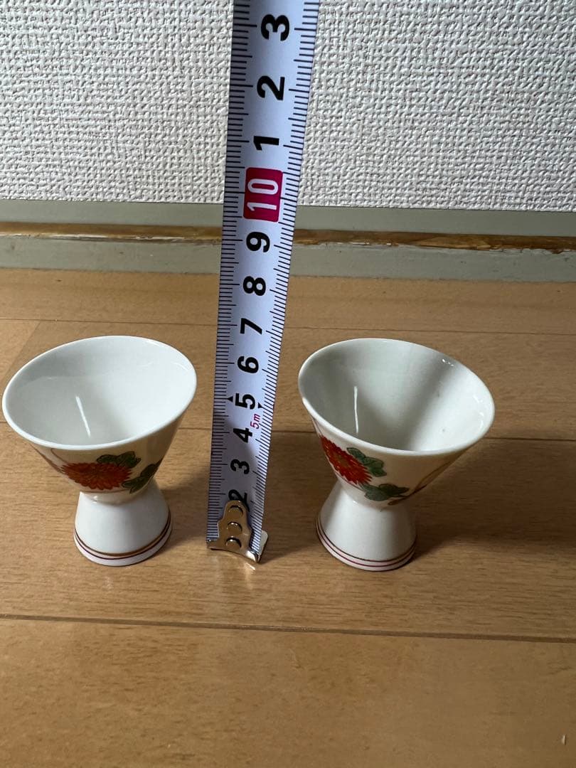 118 香蘭社　古美術品　皿1  猪口2