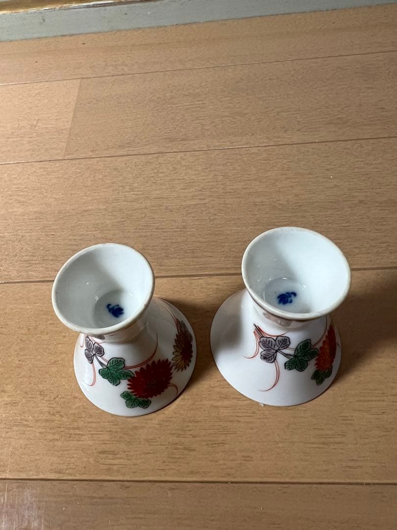 118 香蘭社　古美術品　皿1  猪口2