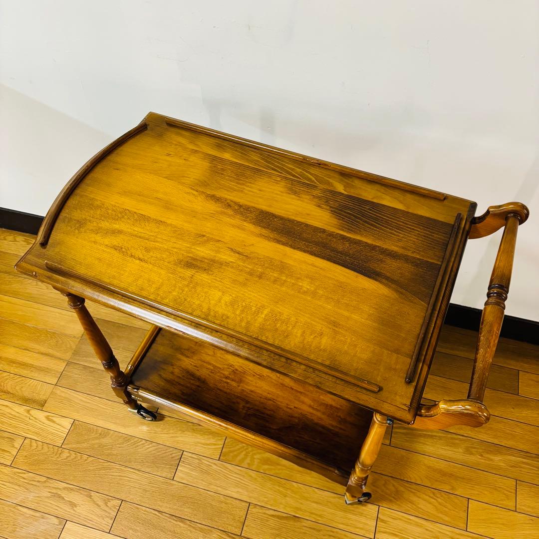 karimoku カリモク　アンティーク　キッチンワゴン 　レトロ　【送料無料】