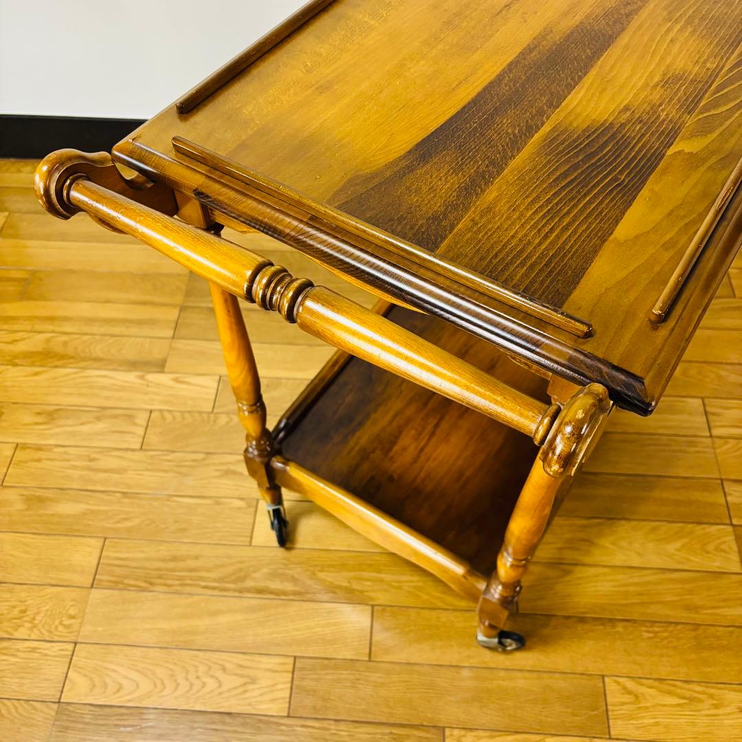 karimoku カリモク　アンティーク　キッチンワゴン 　レトロ　【送料無料】