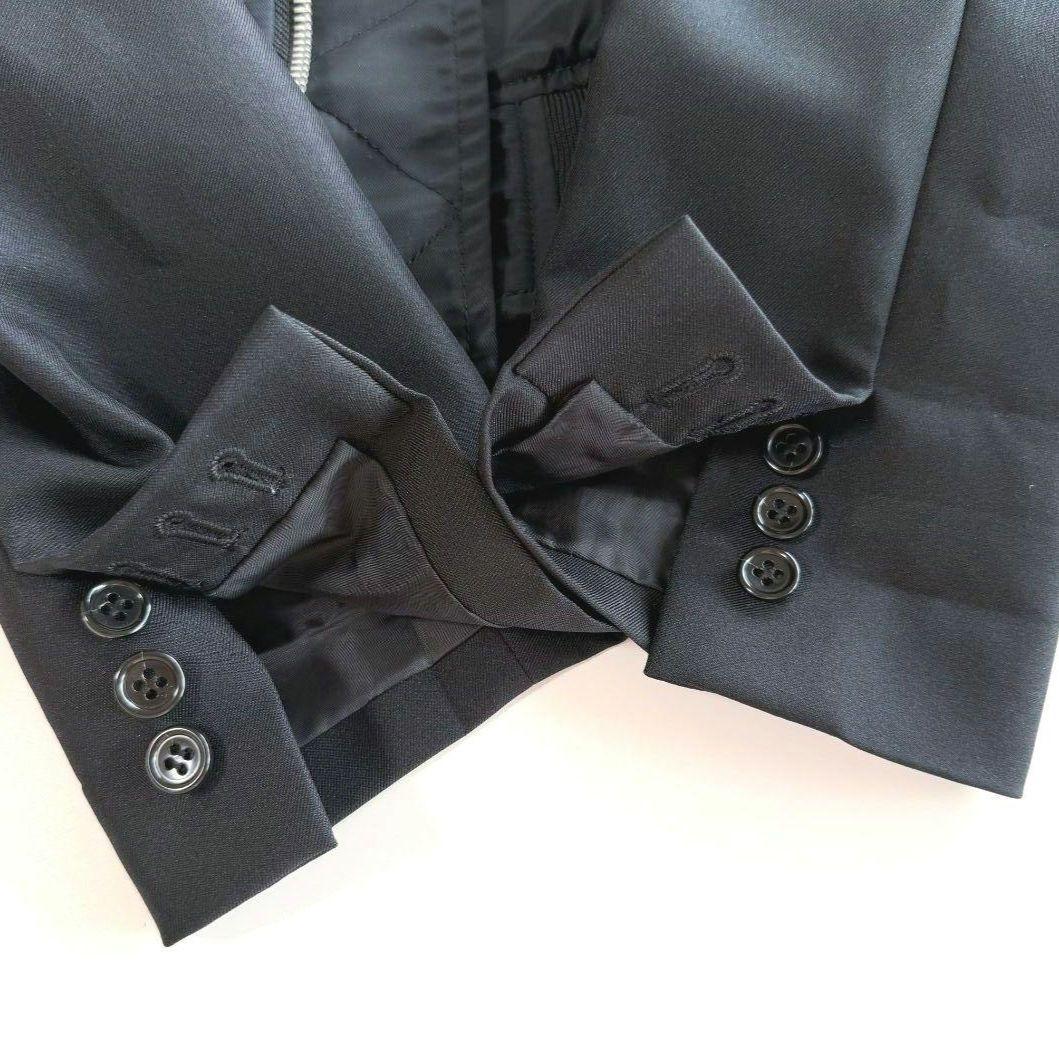 【極美品】ブラックコムデギャルソン MA-1 ドッキング ジャケット M 黒