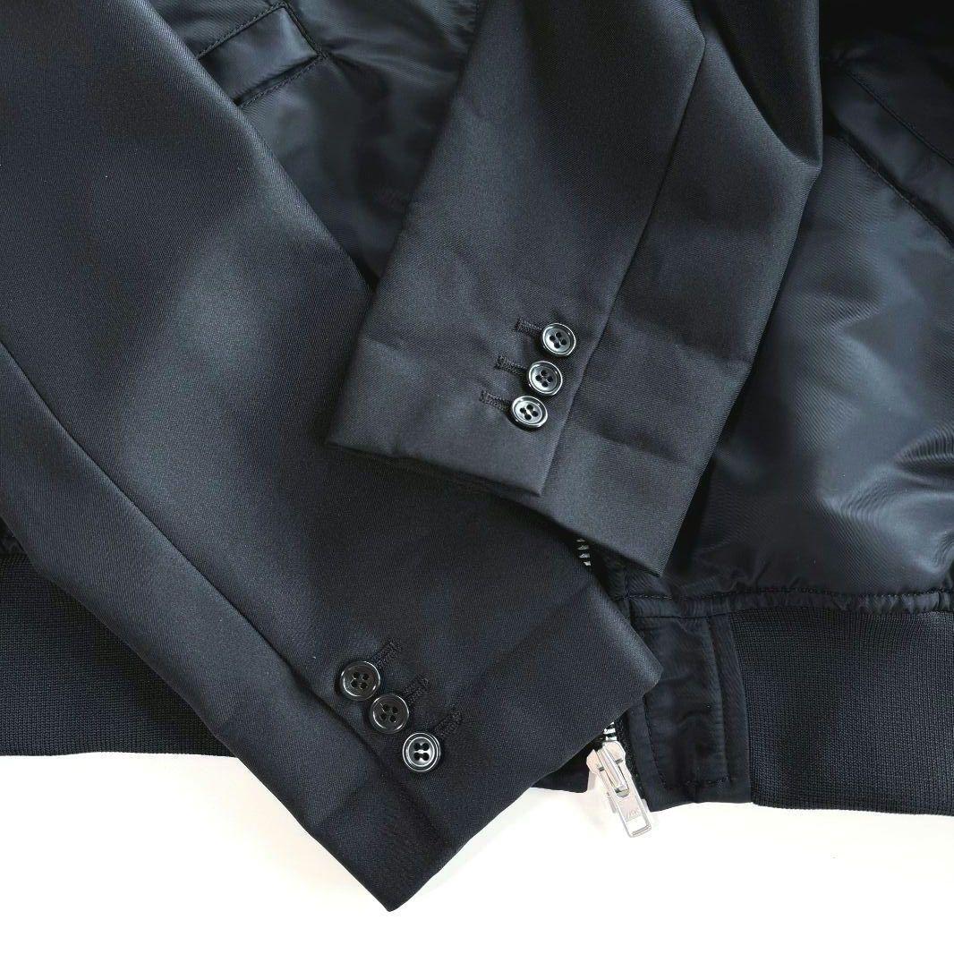 【極美品】ブラックコムデギャルソン MA-1 ドッキング ジャケット M 黒