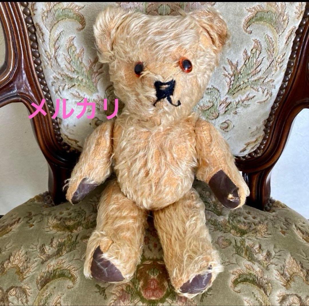 アンティークベア　teddy bear イギリス　モヘア