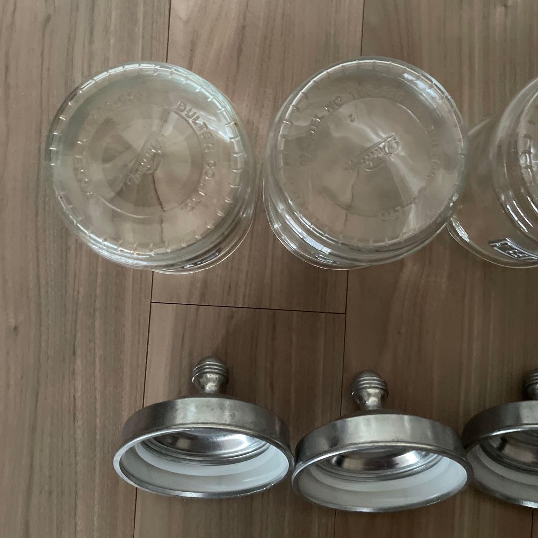 【廃盤】【美品】DULTON ダルトンキャニスター/ガラス瓶 クラシックデザイン