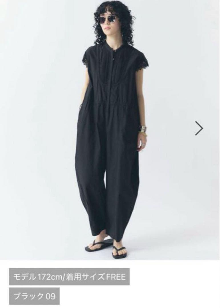 完売品 カレンソロジー　Curensology コットンレースオールインワン