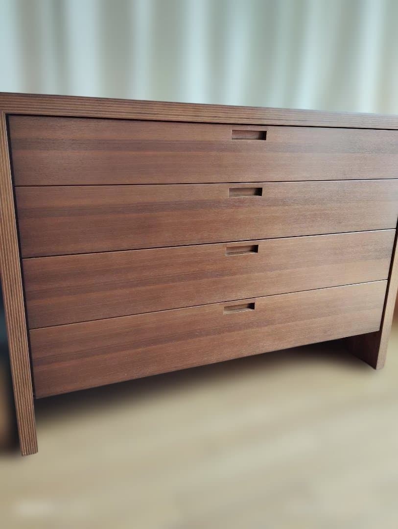 カンディハウス ストライプ チェスト DR-120 ウォールナット