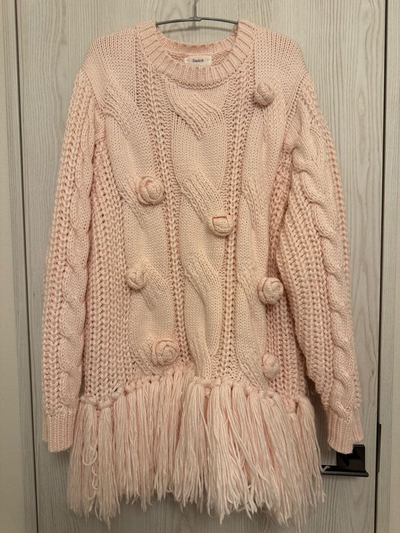 Darich ローズモチーフニットチュニック