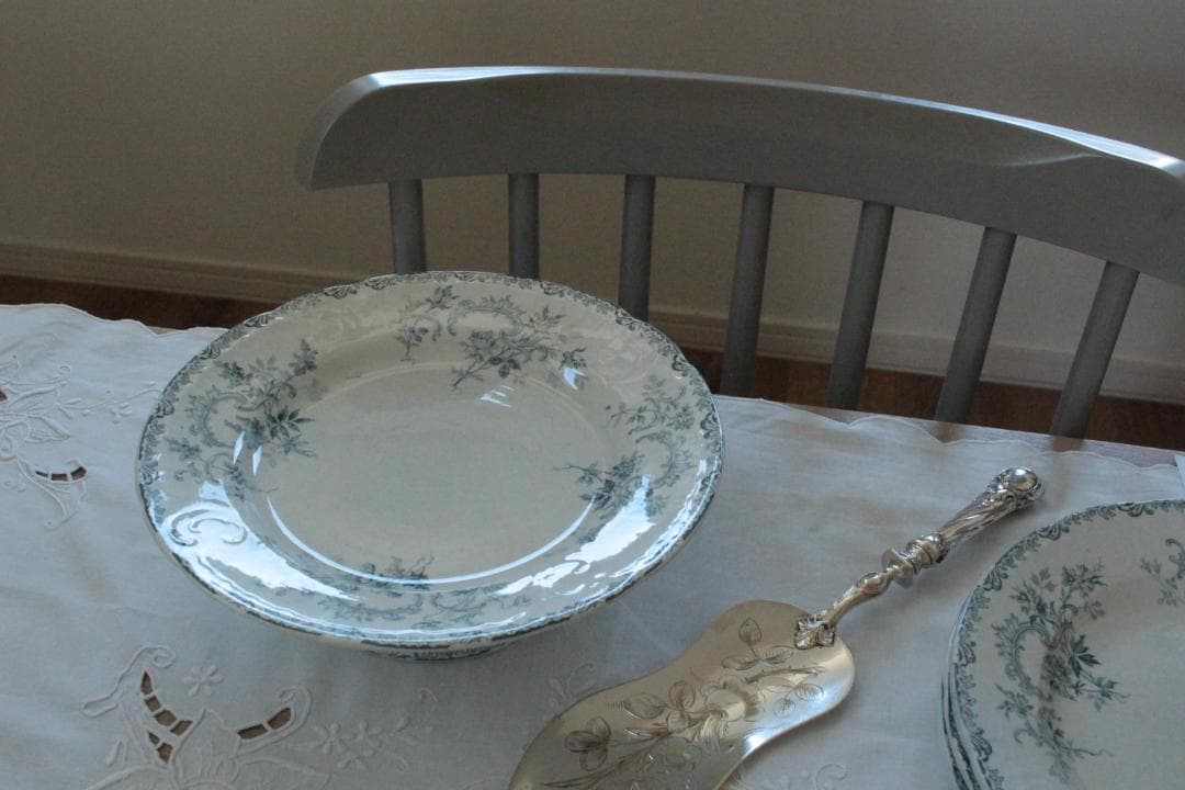 フランスアンティーク・ショワジールロワVILLARDコンポティエ・ケーキスタンド