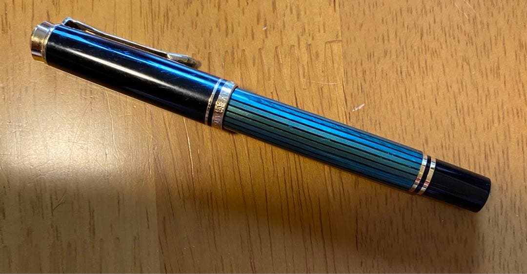 【希少　廃番】 Pelikan（ペリカン）万年筆 スーベレーン M300 緑縞