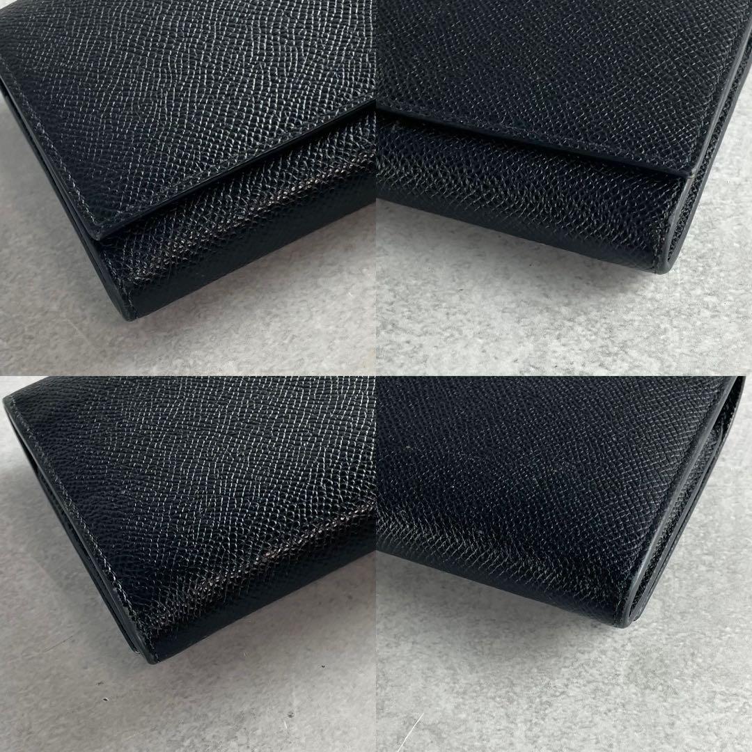 極美品✨ ブルガリ BVLGARI 長財布 クリップ オールブラック レザー