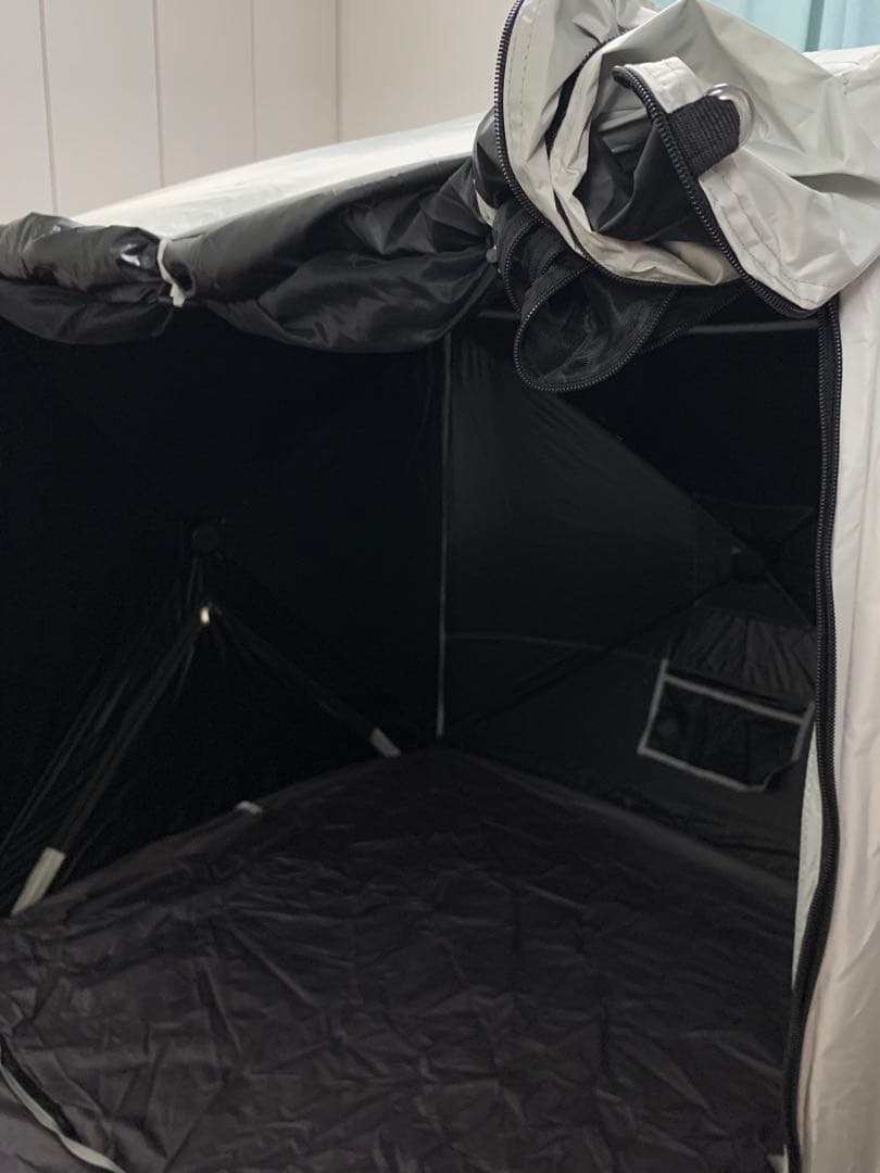 こゆきさま　山善 ポップアップテント ワイド エクルベージュBC