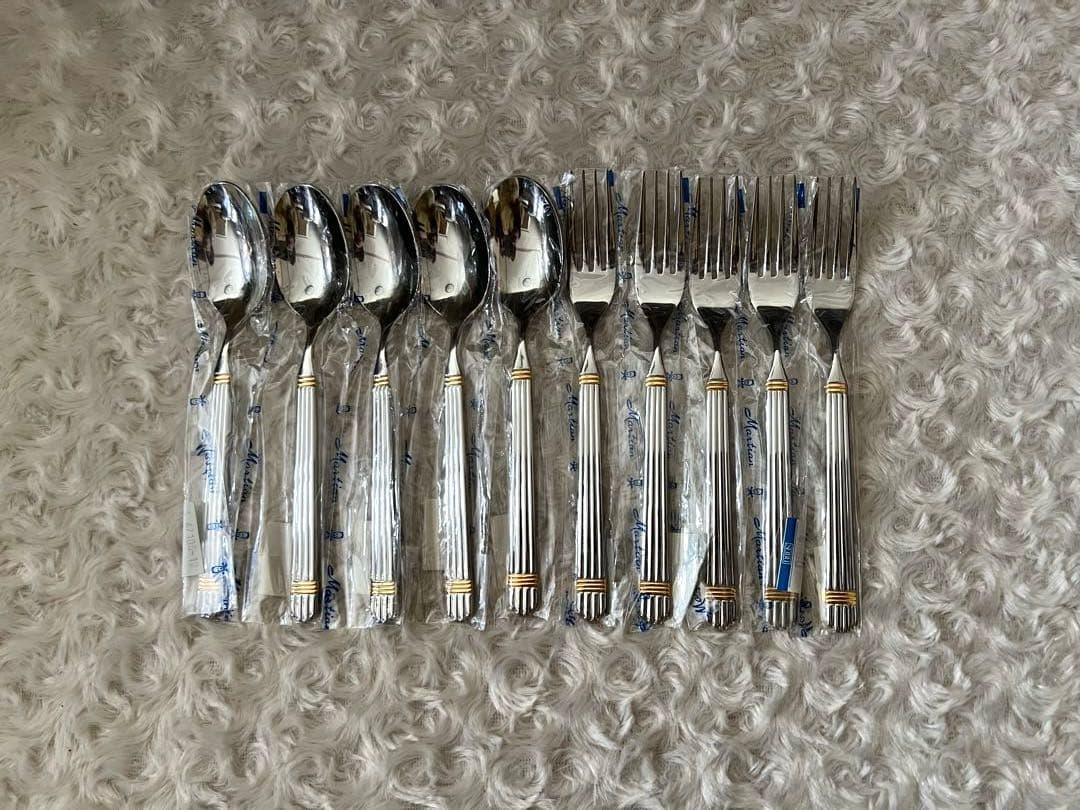 マーシャン　カトラリーセット　パトラ　ディナースプーン＆フォークセット〈10本〉