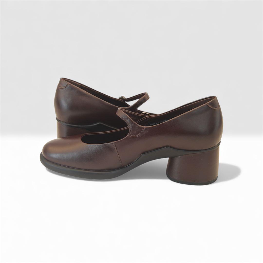 ゆ*。様 ★美品★eccoスカルプテッド LX35 パンプス ストラップ付24.