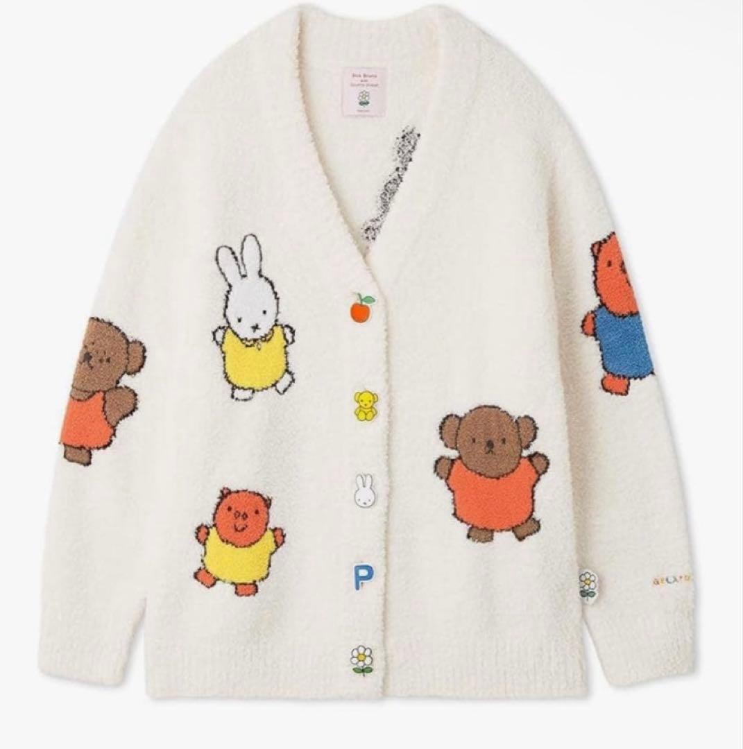 1/1迄出品❤︎ gelato pique ミッフィー ジャガードカーディガンML