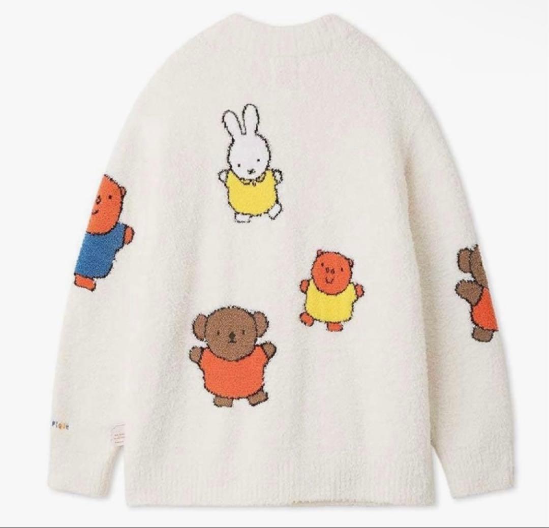 1/1迄出品❤︎ gelato pique ミッフィー ジャガードカーディガンML