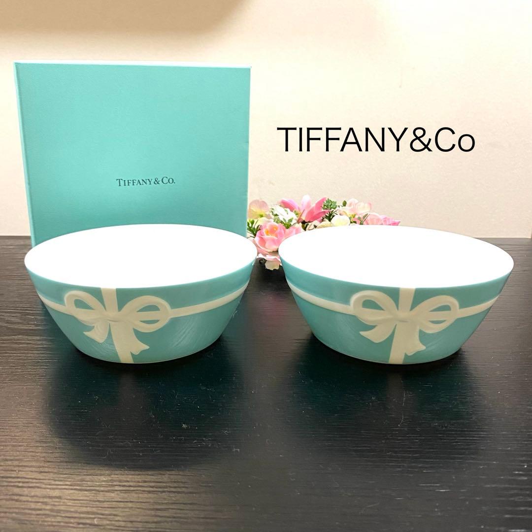 TIFFANYブルーボックス　ペアボウル　新品