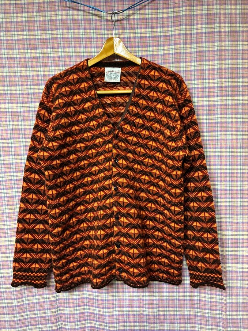 ジャミーソンズ◼️shetlandウール・カーディガン・ジャケット◼️スコットランド