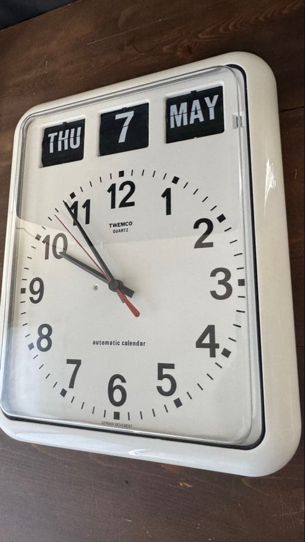 TWEMCO RC-12 時計 パタパタ 電波 壁掛け トゥエンコ