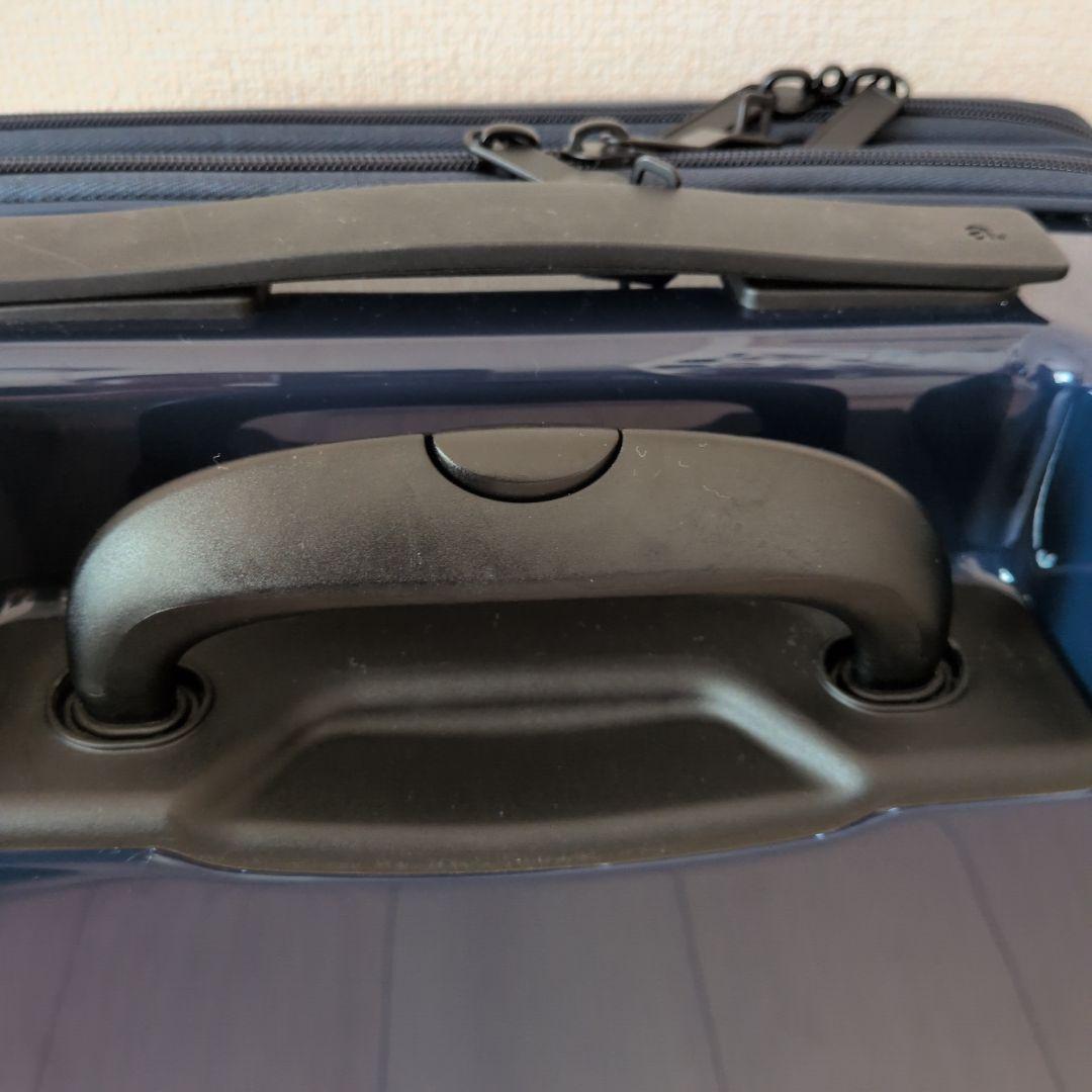 【美品】 エース スーツケース 機内持ち込み可 25L ネイビー スクエア型