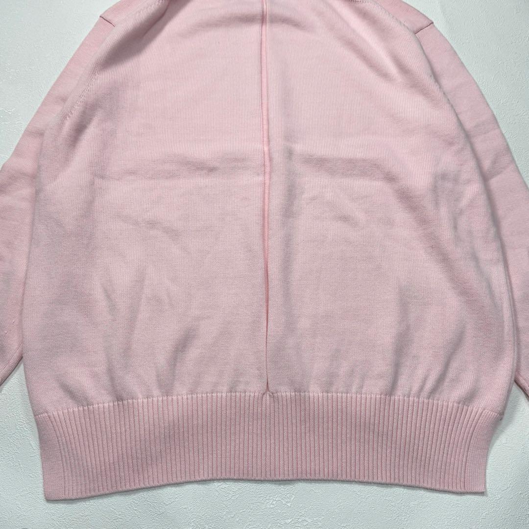 綺麗なカラー Drawer コットン カシミヤ ニット 長袖 ピンク サイズ２