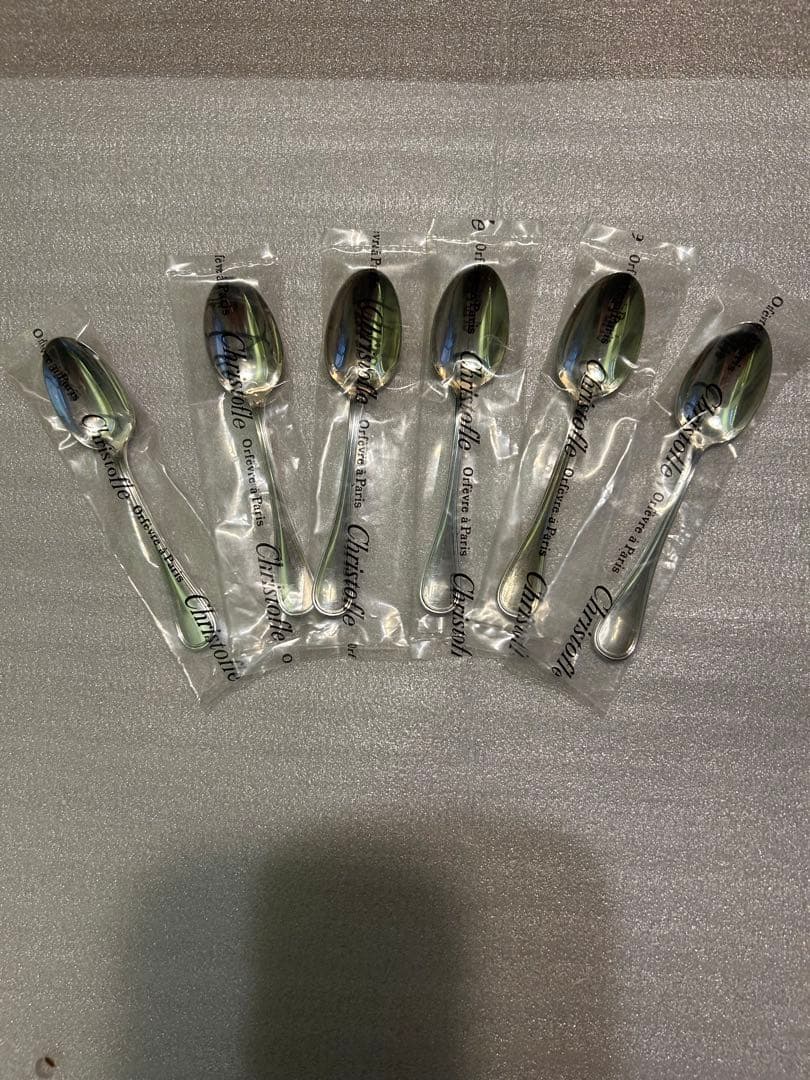 Christofle アルビデミタススプーン 6本セット 未使用