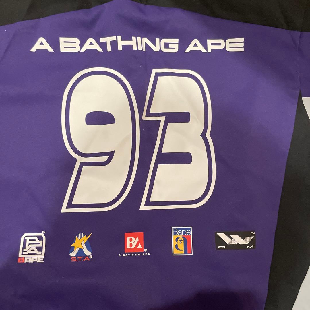 な*;様 ベイシングエイプ　チームロゴロングTシャツ　Sサイズ