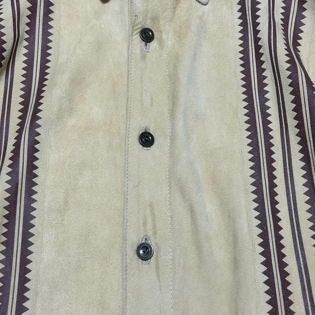 ISAMUKATAYAMA BACKLASH カンガルーレザー 長袖シャツ 本革