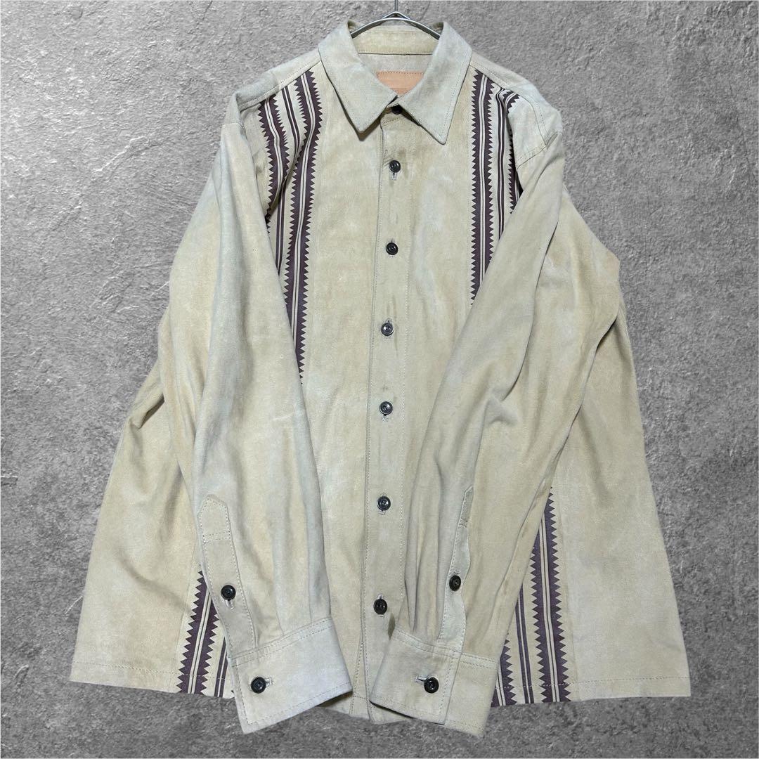 ISAMUKATAYAMA BACKLASH カンガルーレザー 長袖シャツ 本革