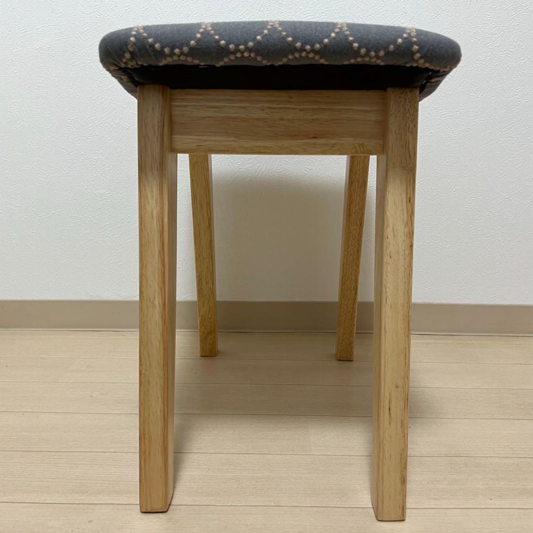 ミナペルホネン スツール タンバリン 太脚 【グレー/ブルー】 椅子 腰掛け