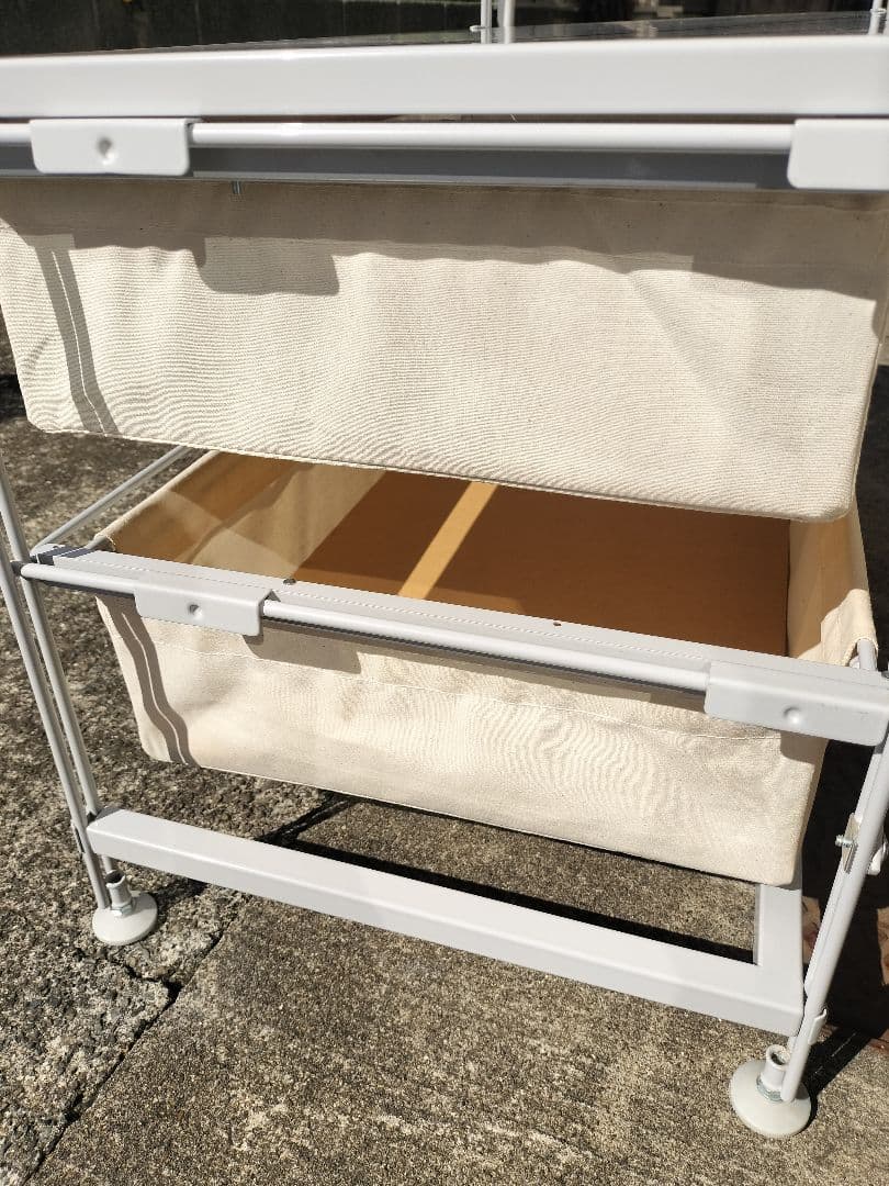 無印良品 MUJI スチールユニットシェルフ【ワードローブ】