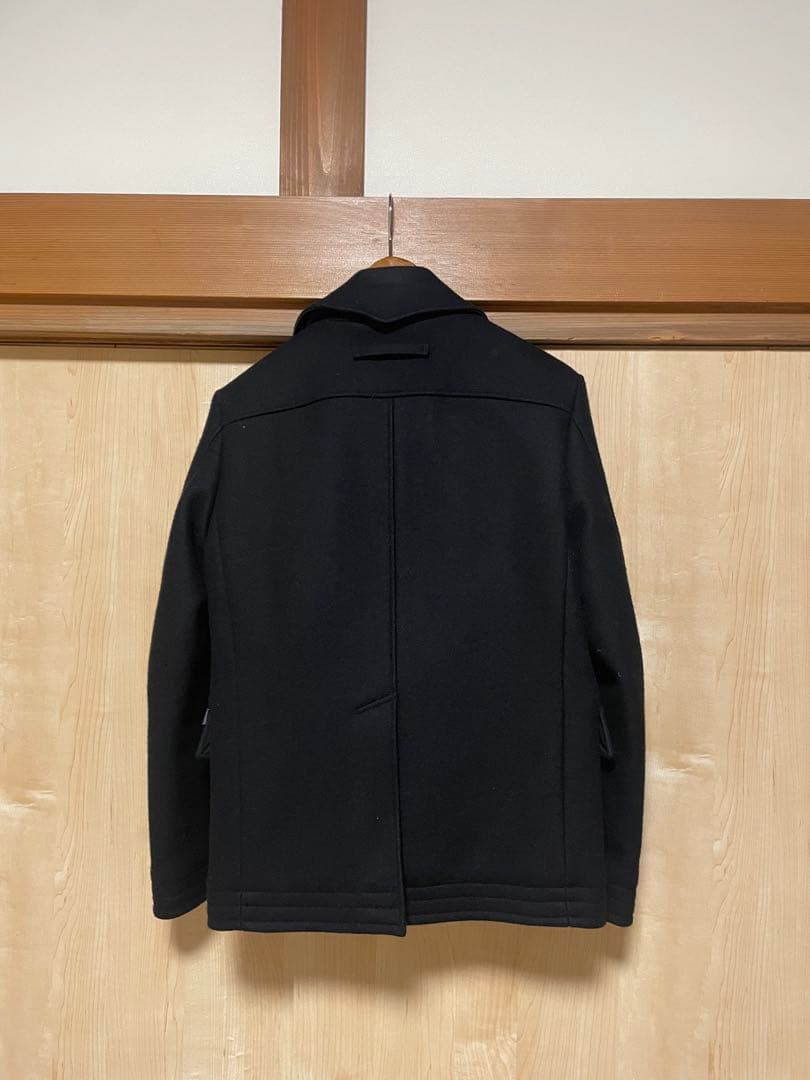 Pコート メンズ ブラック
