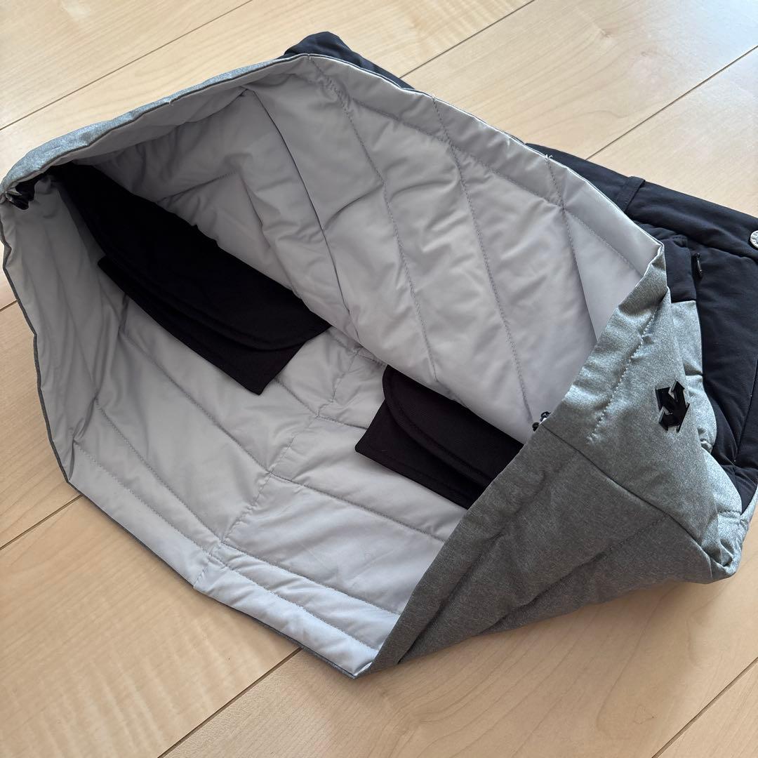 デサント　ゴルフ　中綿　ジャケット　ダウンスカート　2点セット　L グレー黒