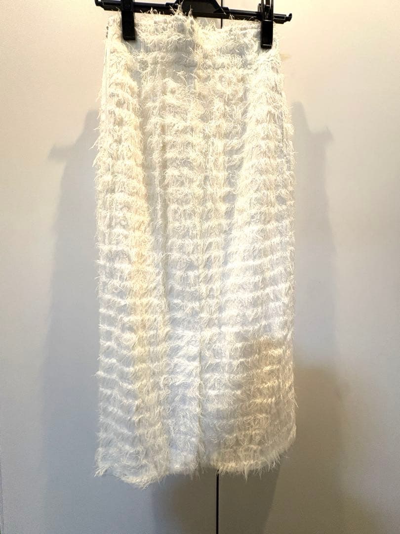 Gypsohila GPS-331 Feather Skirt ホワイト