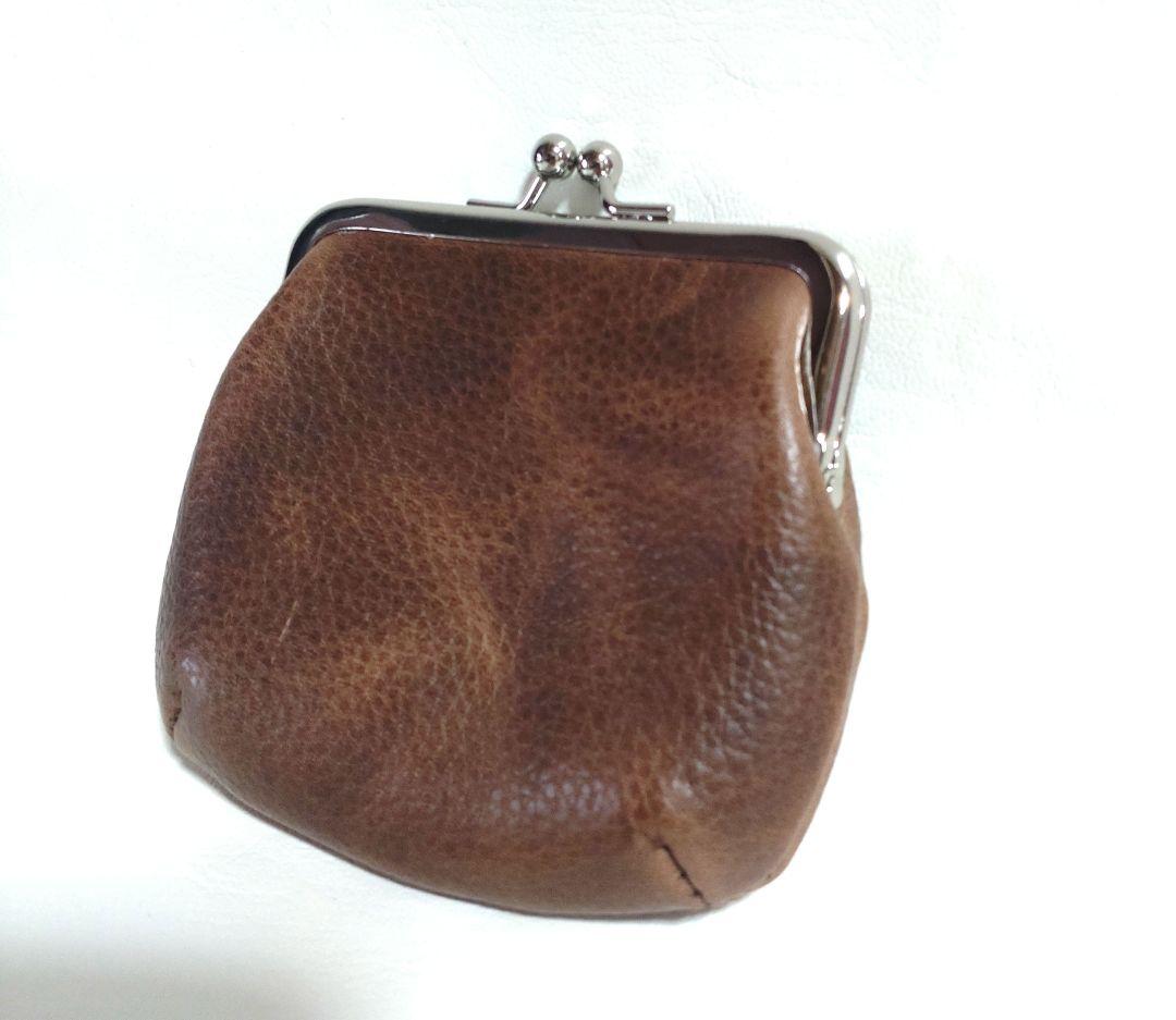 LAST CROPS Clomexcel Embossed がま口 タン