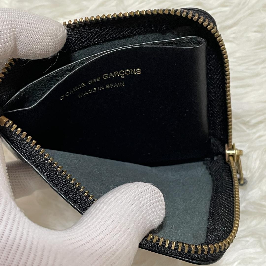 コムデギャルソン　L字ファスナー　ケース　小銭入れ　ブラック　SA3100