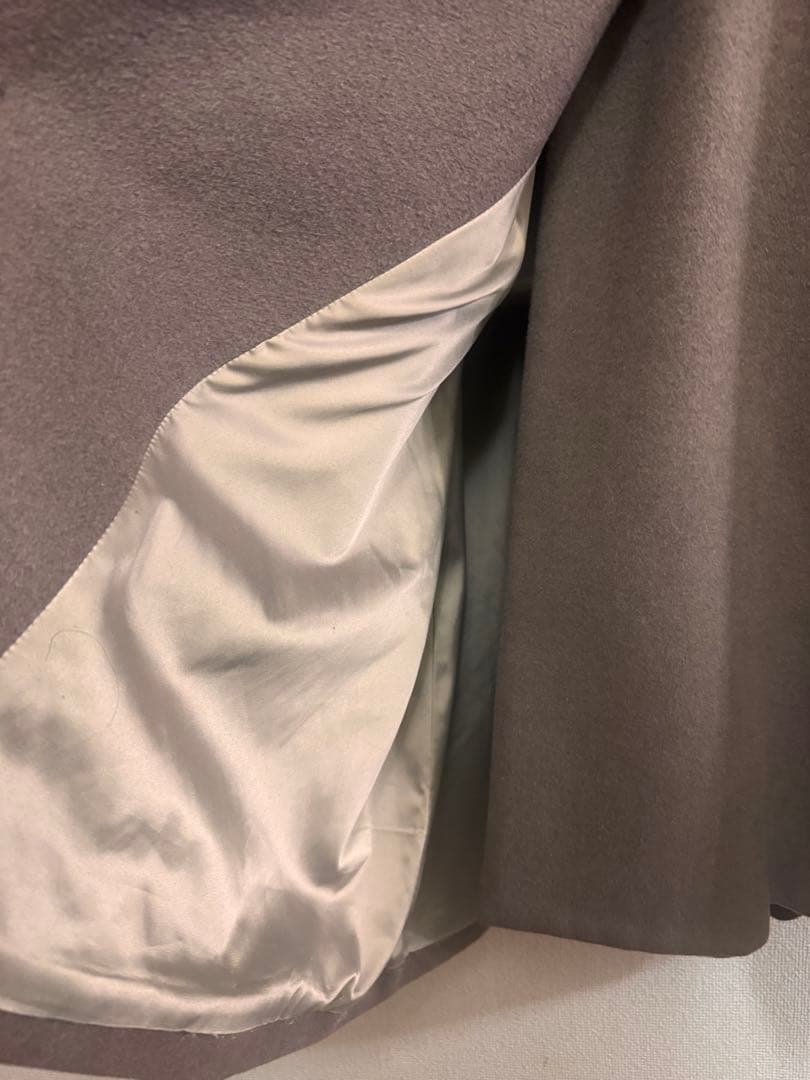 コヒナ XS バックフレアチェスターコート ロング丈 Aライン ウール