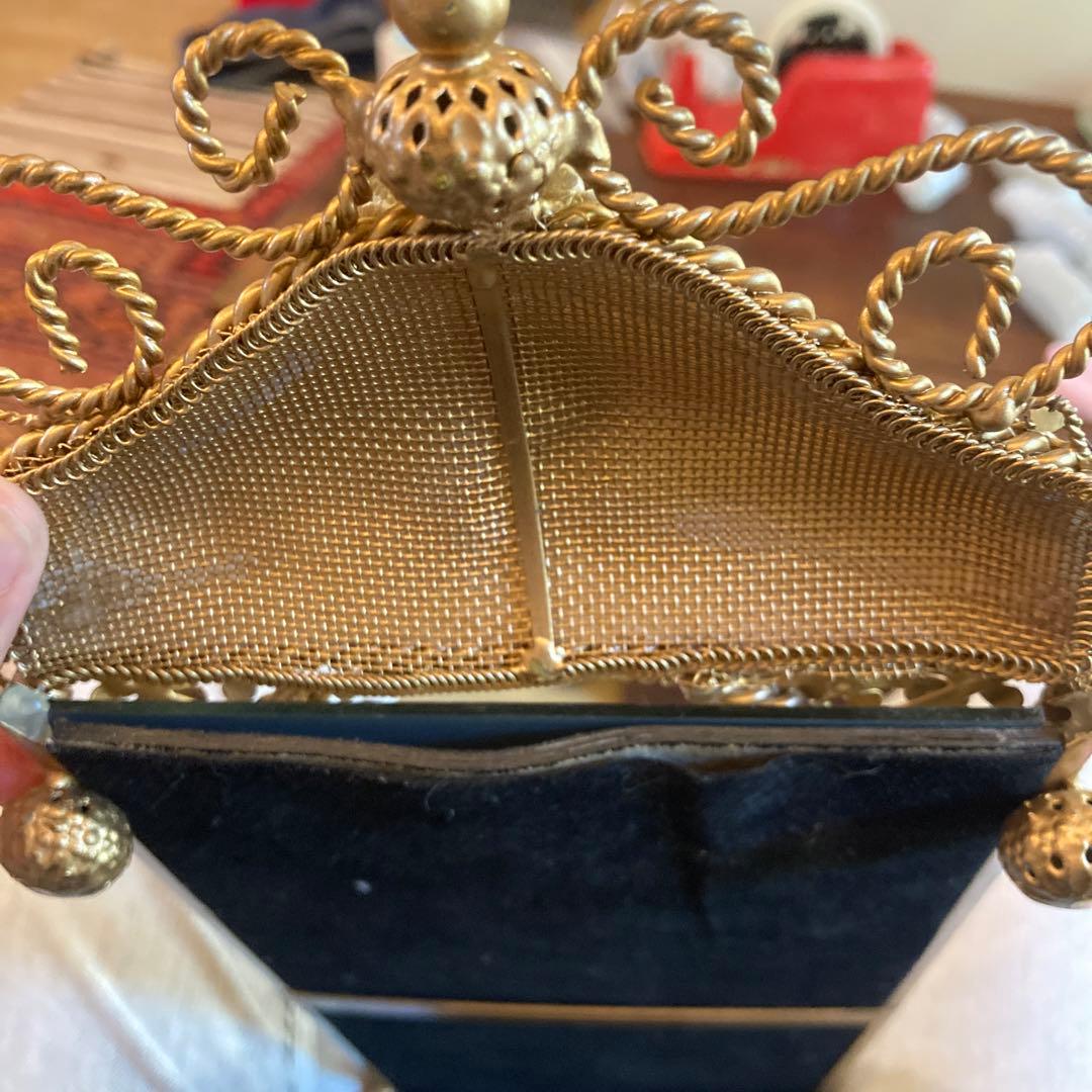 アンティーク　ミラートレイ