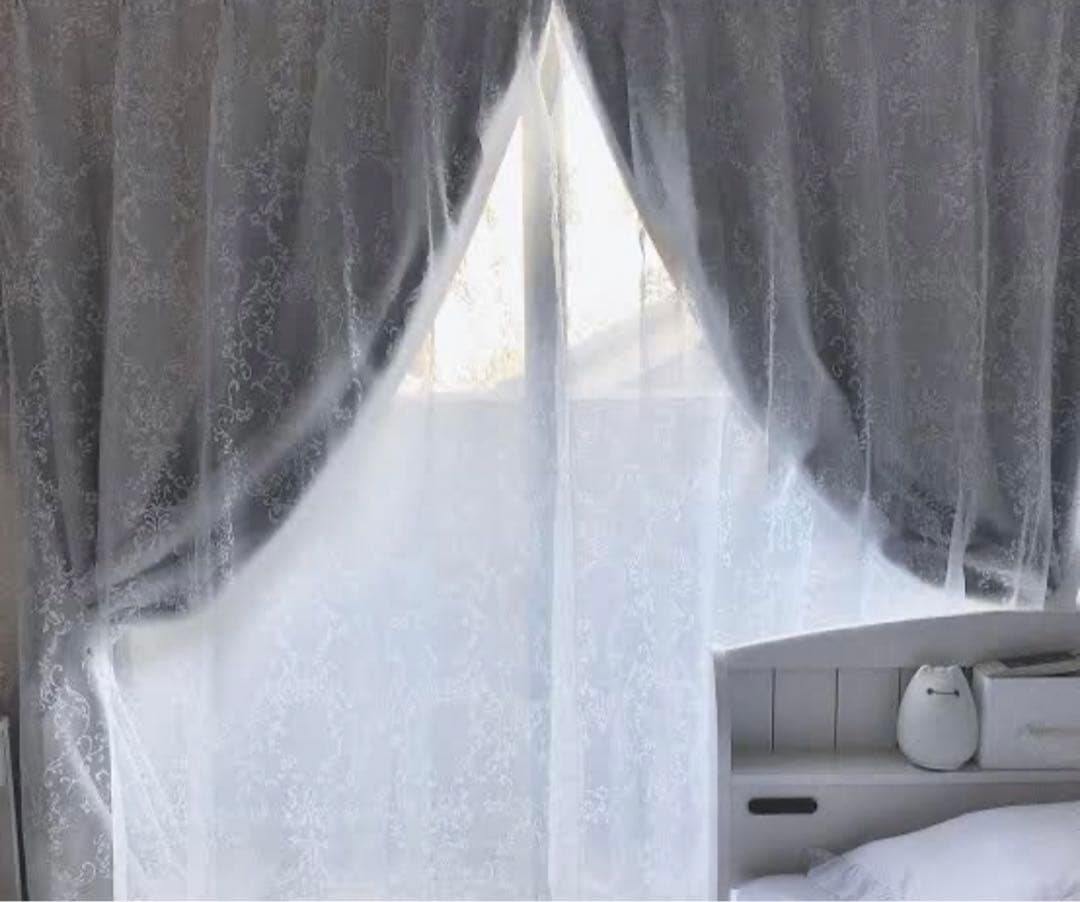 フランフラン　ブリス×ルシーラ ダブルカーテン H2000×W1000