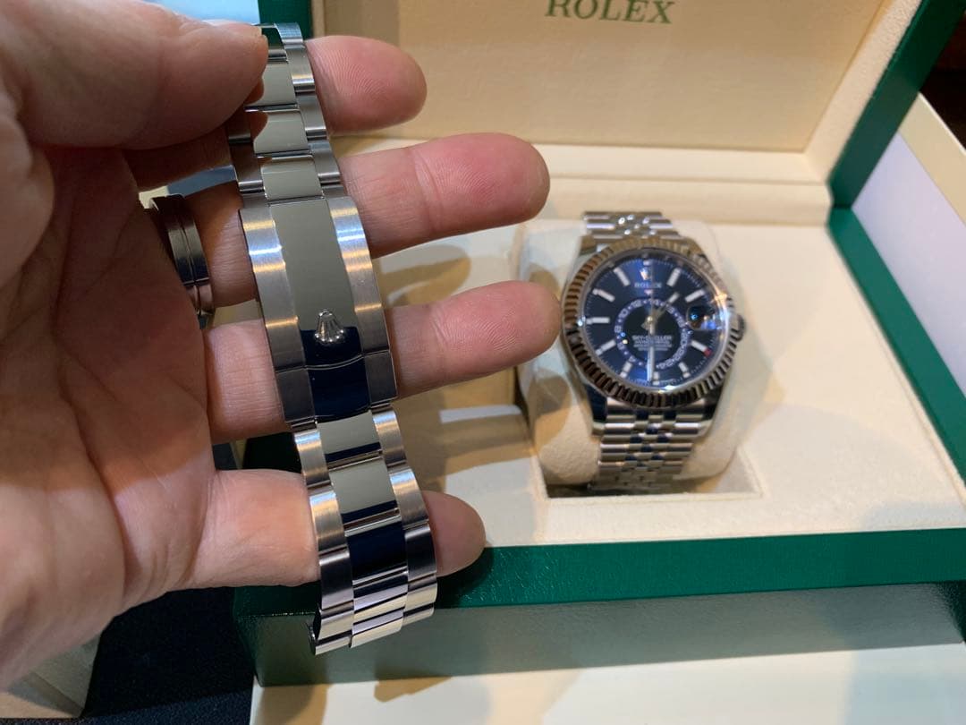 ロレックス純正 SSオイスターブレス 72220 スカイドゥエラー用 Rolex