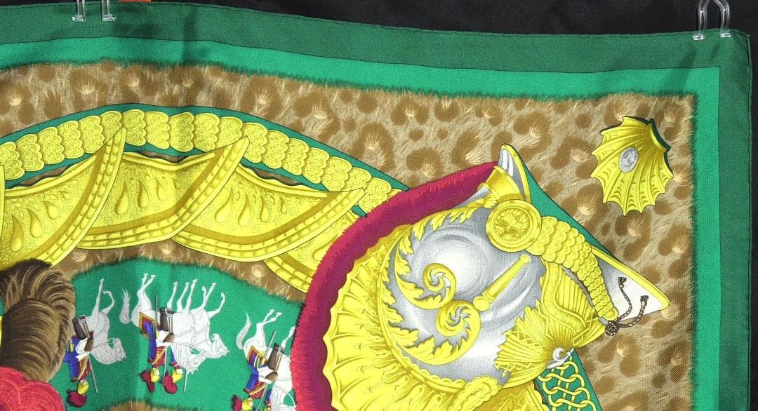 美品　HERMES エルメス　大判スカーフ　カレ90　 D272