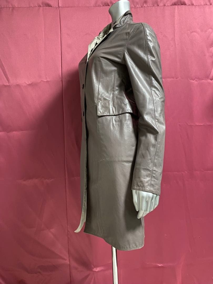 JIL SANDERジルサンダー◇イタリア製◇レディースリバーシブルレザーコート