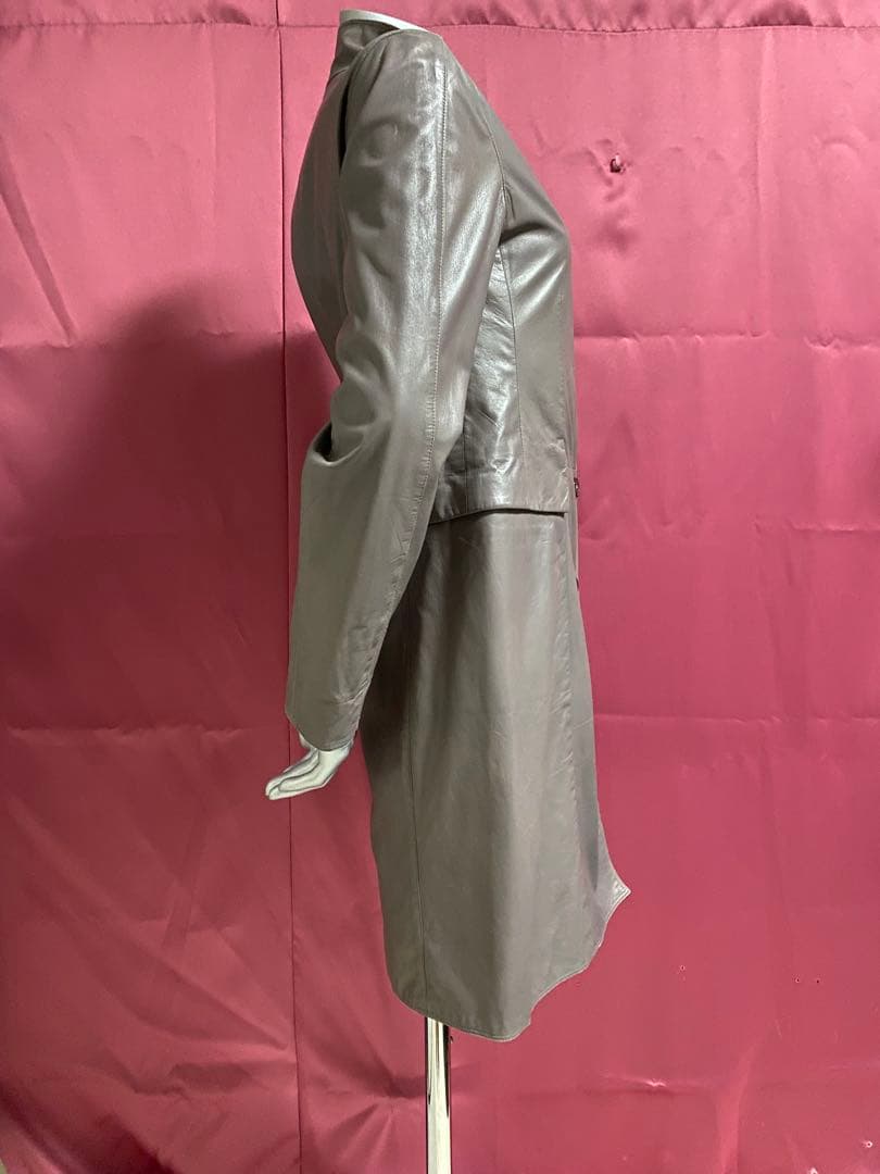 JIL SANDERジルサンダー◇イタリア製◇レディースリバーシブルレザーコート